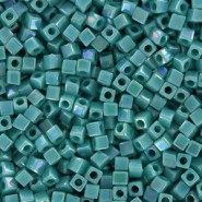 Miyuki Square - Würfel 1.8mm Perlen - Opaque turquoise green ab SB18-481